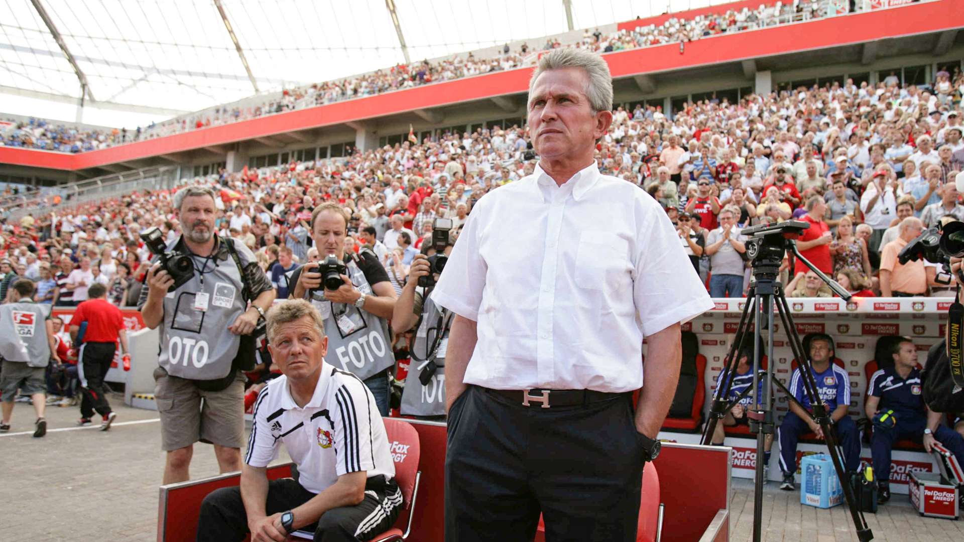 Jupp Heynckes und sein Co-Trainer Peter Hermann