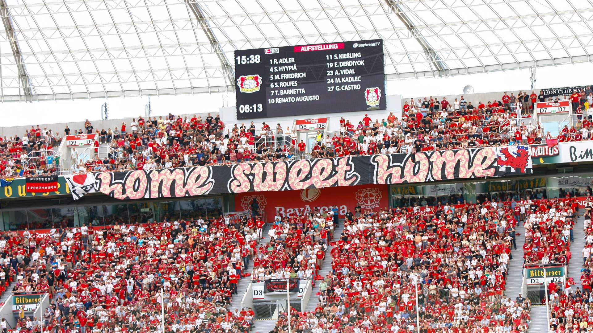Werkself-Fans in der BayArena