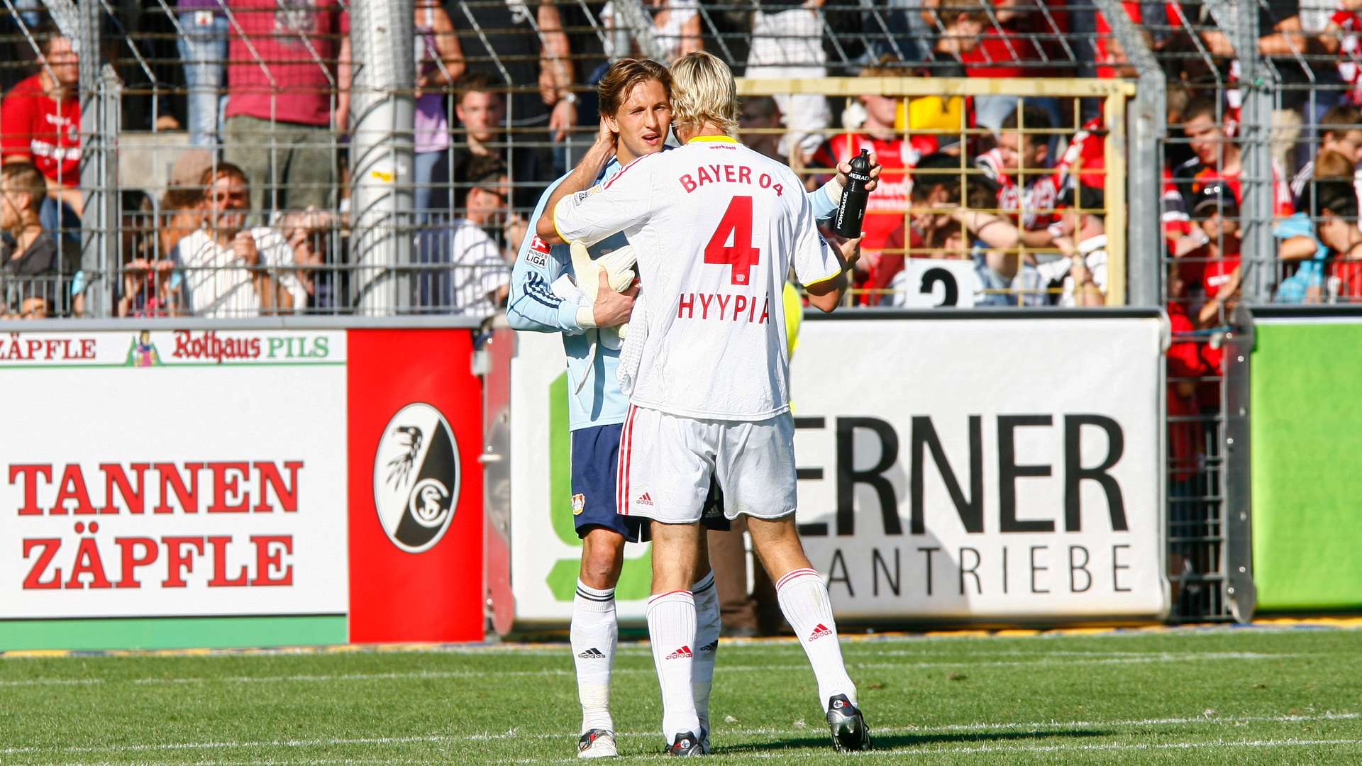 René Adler und Sami Hyypiä