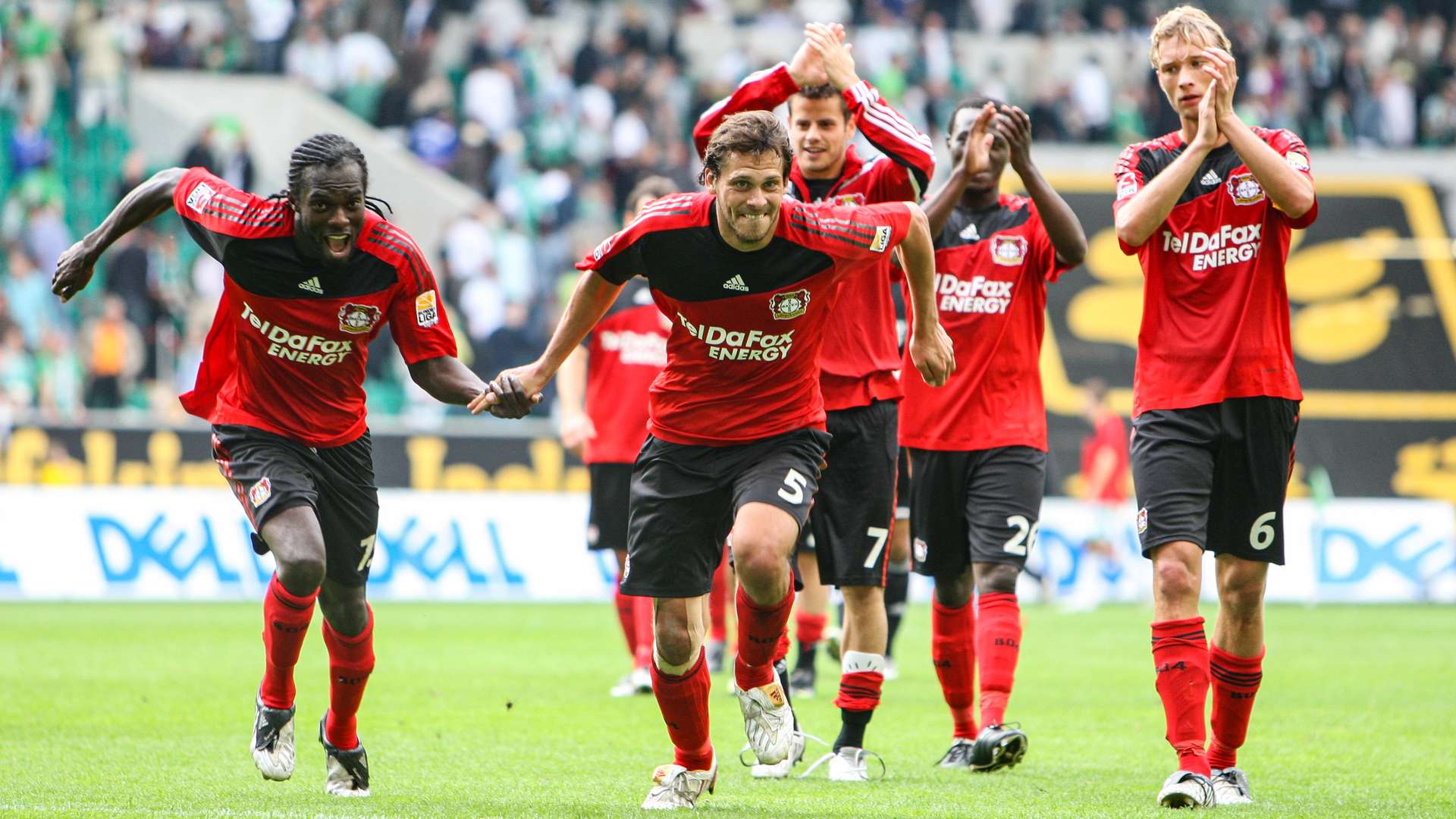 Hans Sarpei und Manuel Friedrich