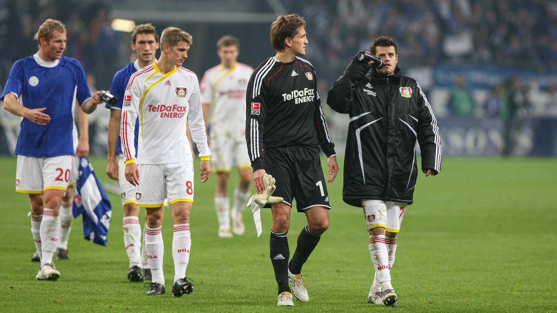 Werkself nach dem Abpfiff