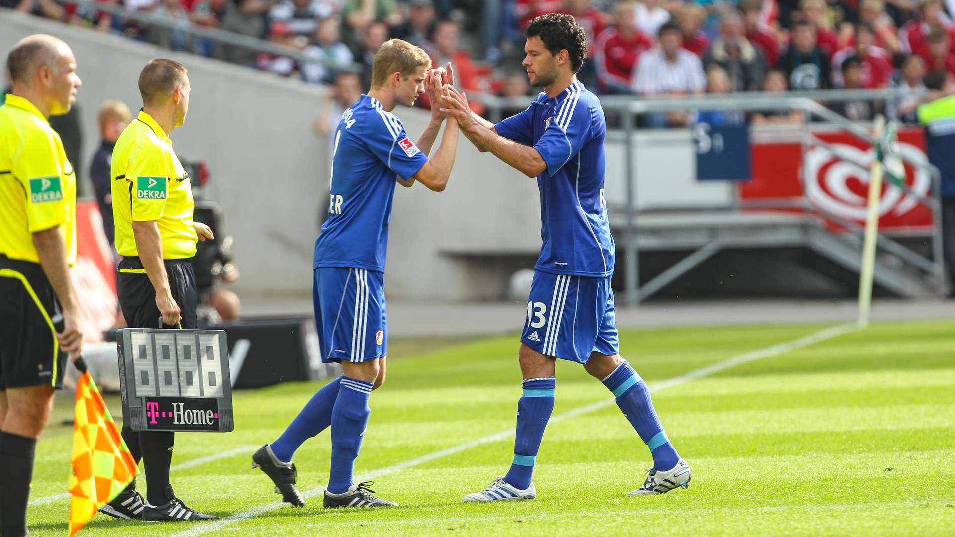 Lars Bender und Michael Ballack