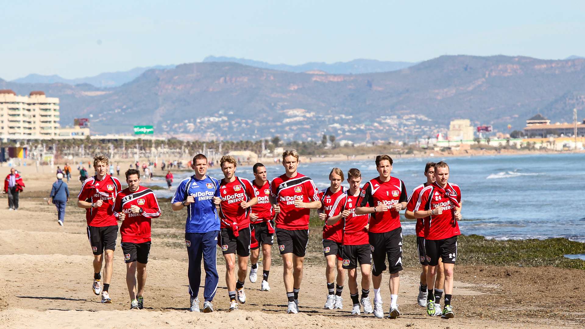 Auslaufen der Werkself am Mittelmeer