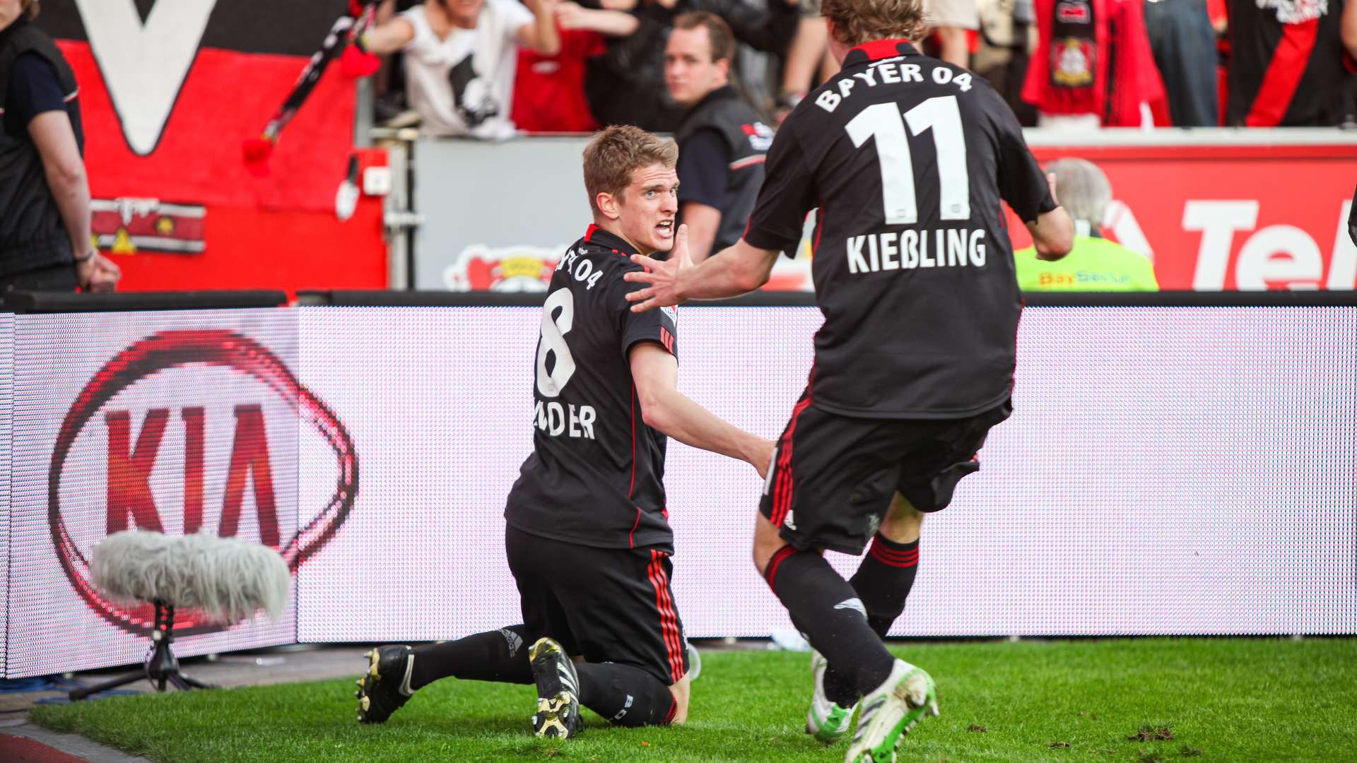 Bayer 04 vs. FC St. Pauli am 10.04.2011