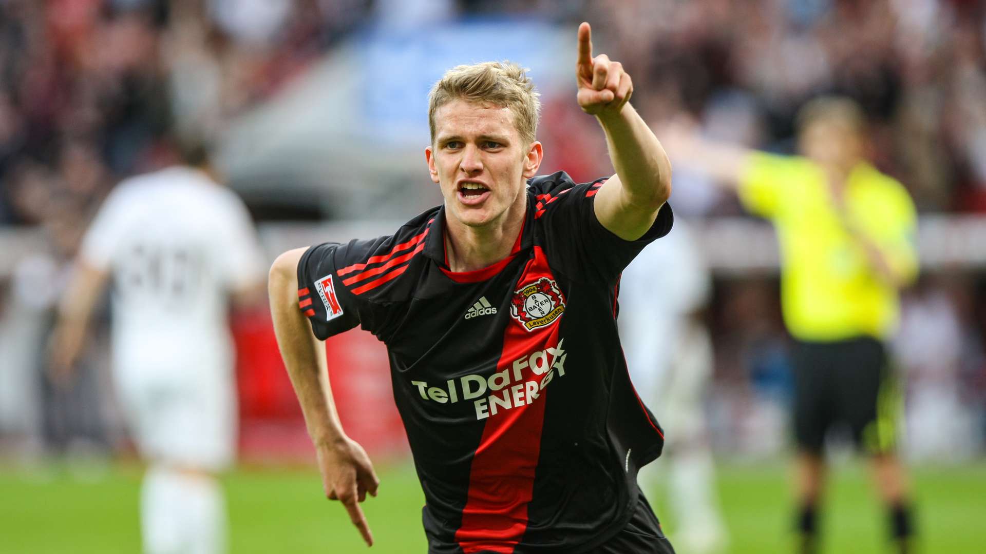 Lars Bender beim Torjubel
