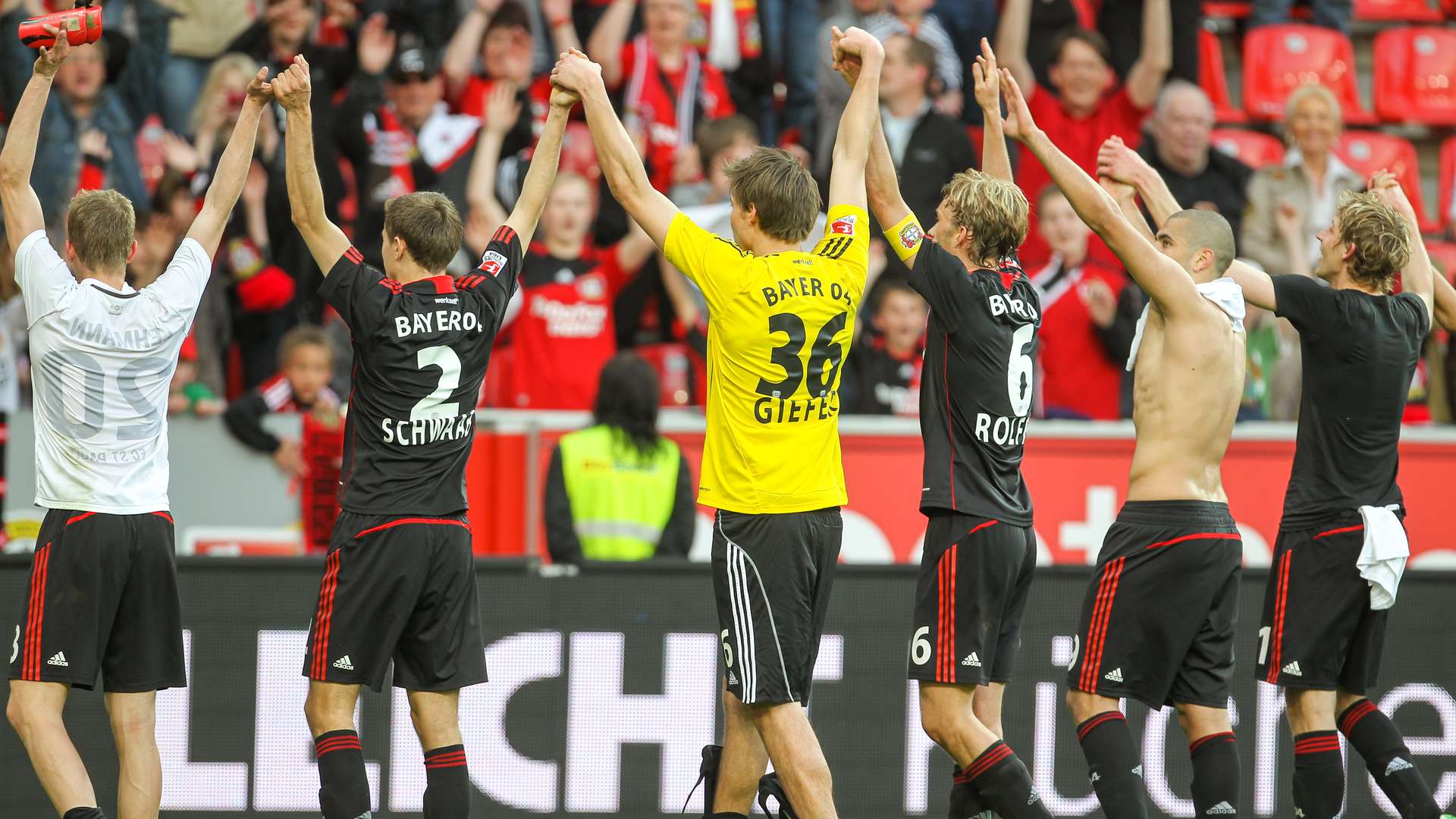 Bayer 04 vs. FC St. Pauli am 10.04.2011