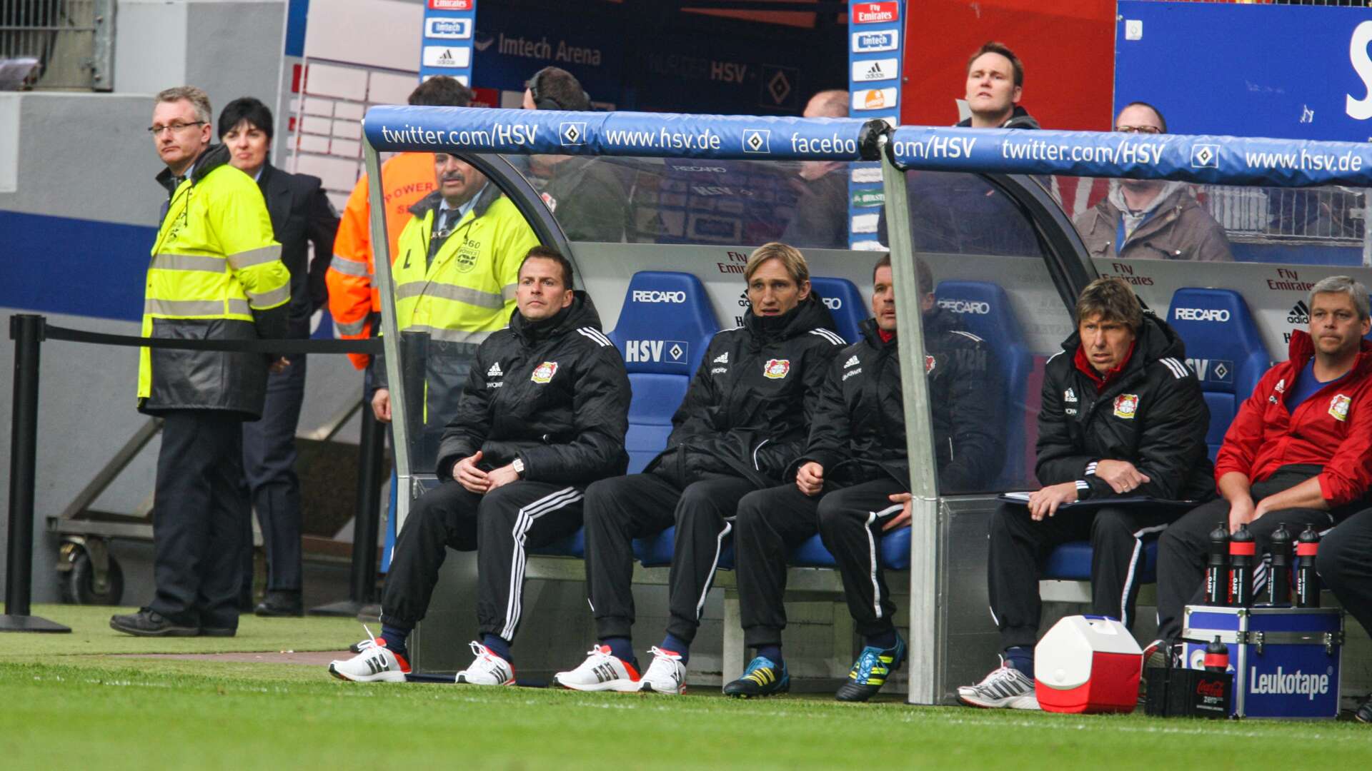 Sascha Lewandowski (ganz links) und Sami Hyypiä