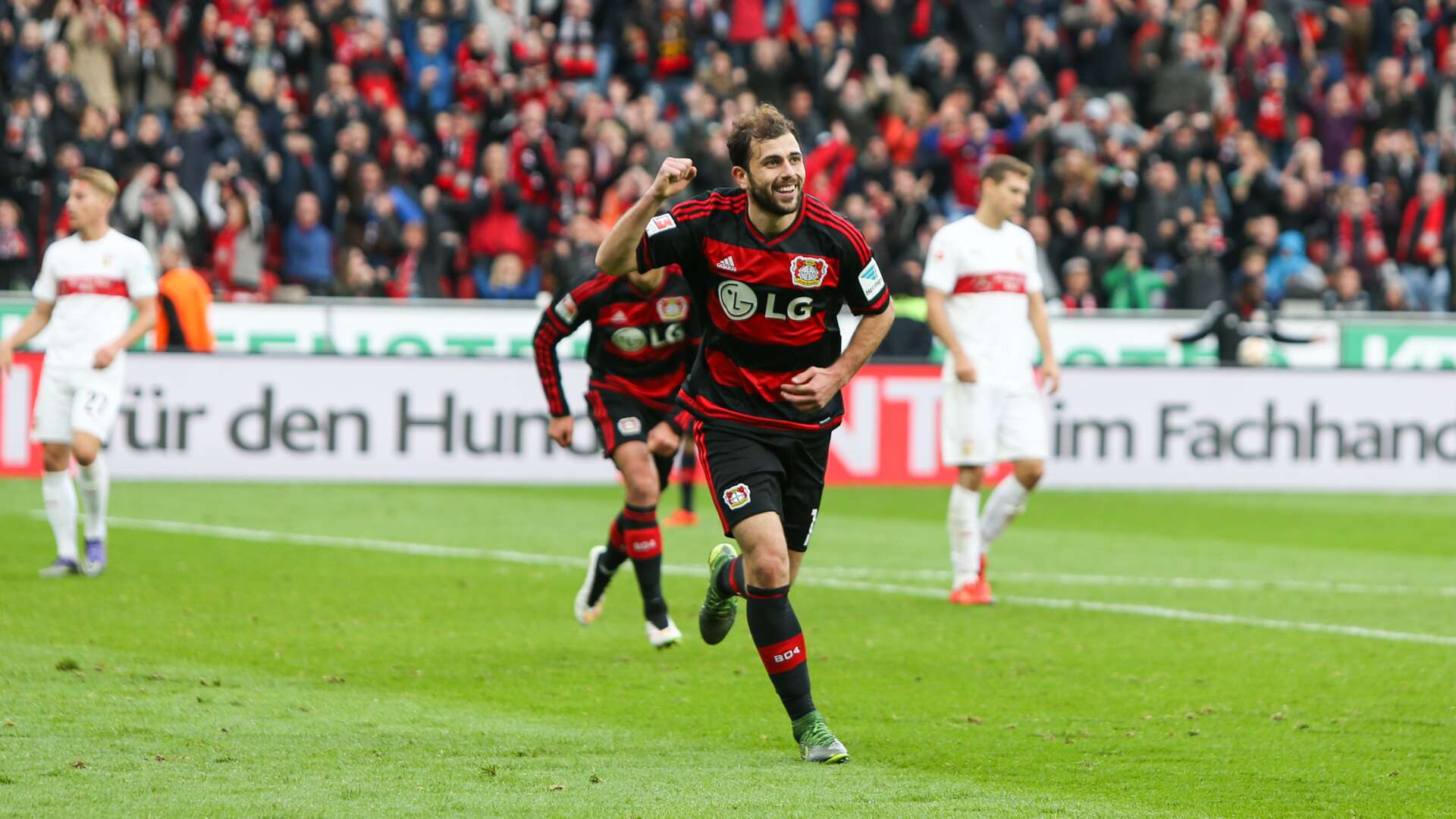 Bayer 04 gegen Stuttgart am 24. Oktober 2015