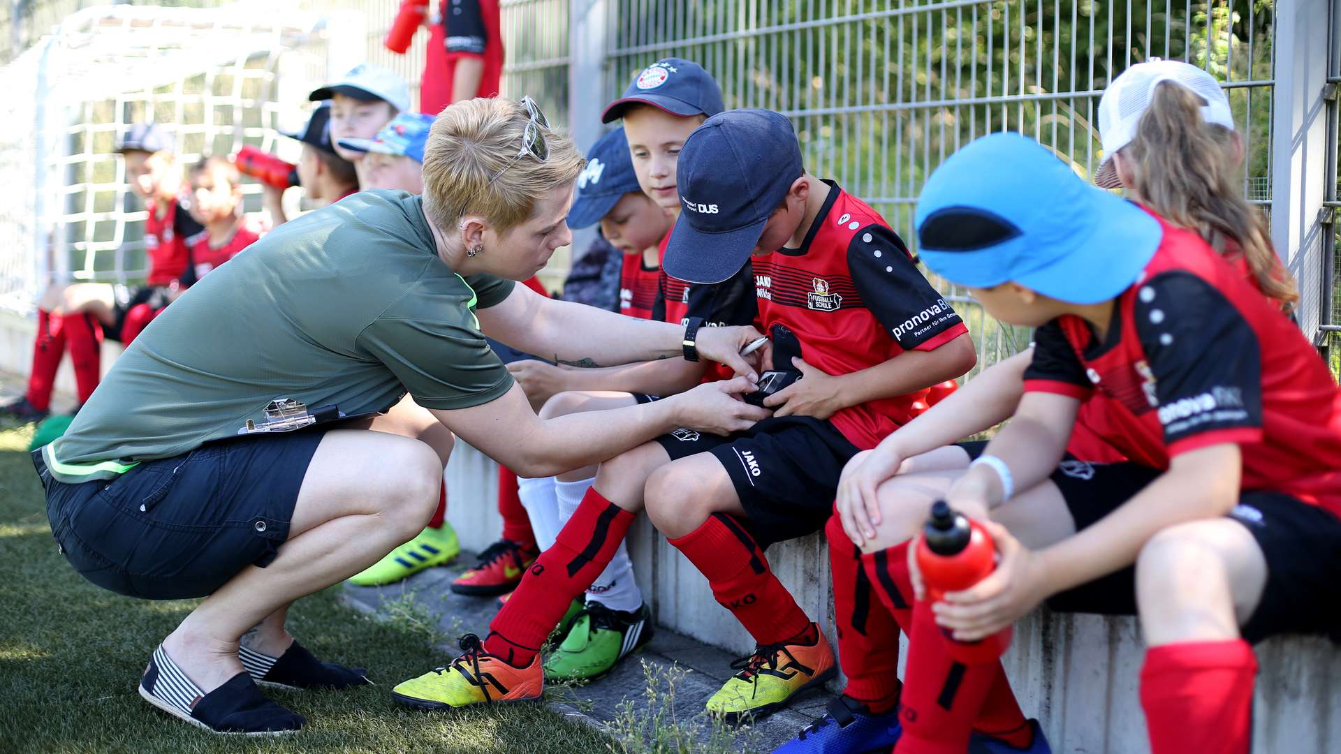 Diabetes Camp bei Bayer 04