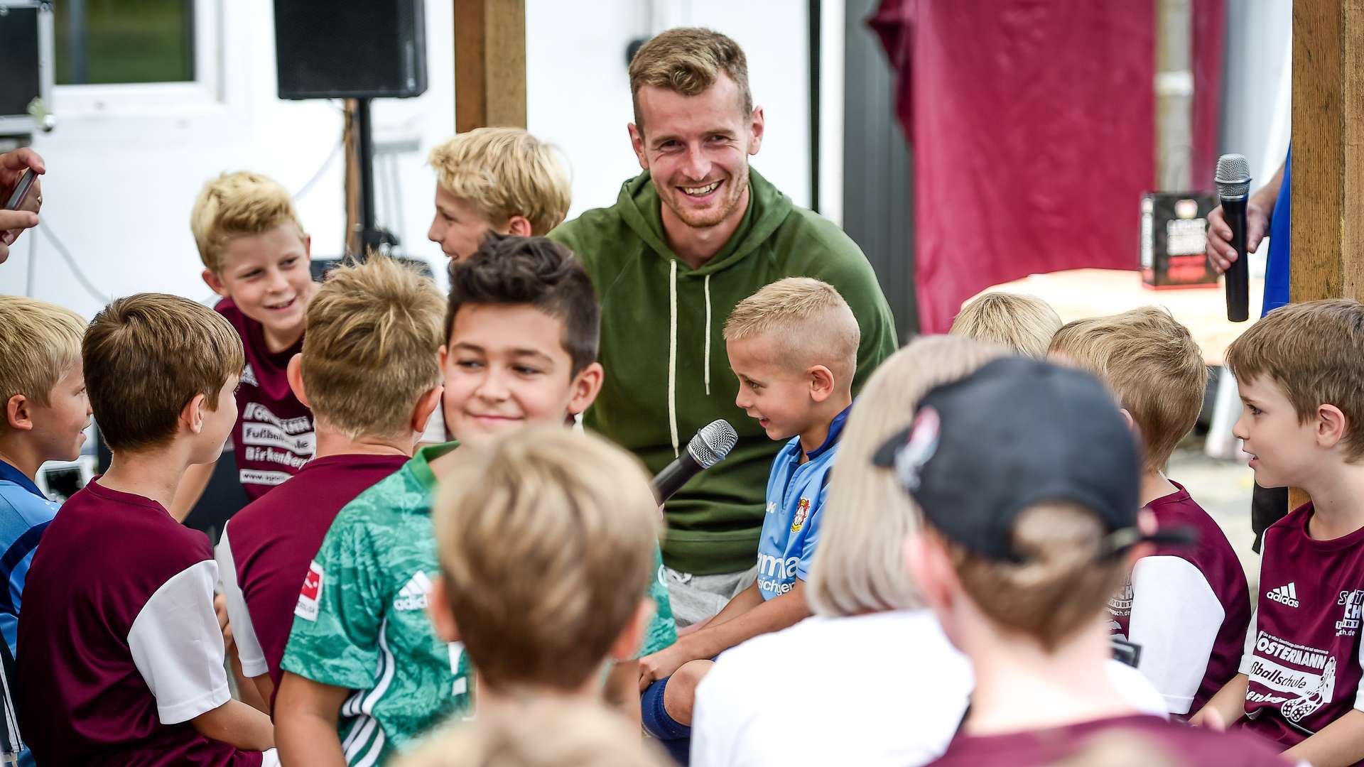 Lukas Hradecky at the Lions Club
