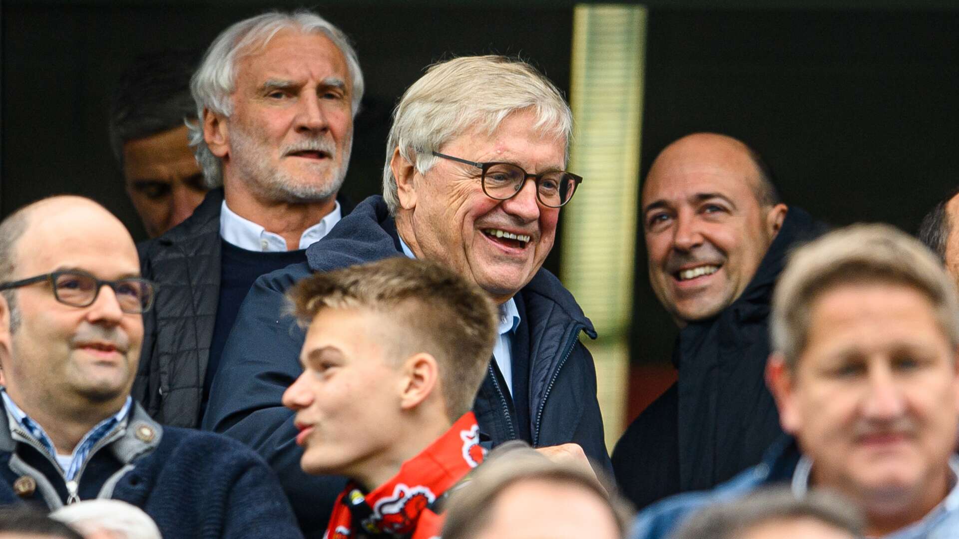Werner Wenning auf der Tribüne