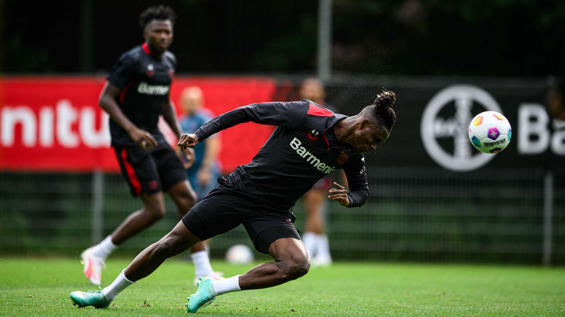 Kossounou en el campo de entrenamiento