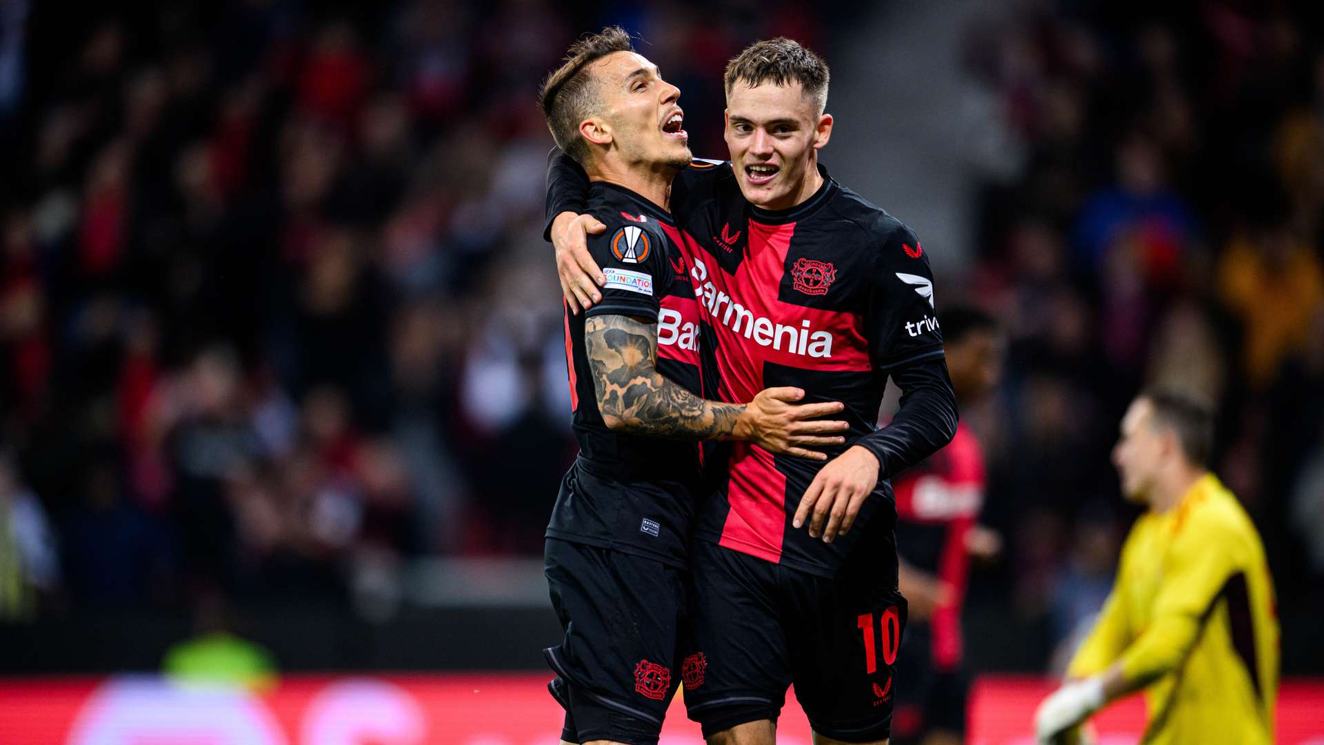 Alejandro Grimaldo und Florian Wirtz