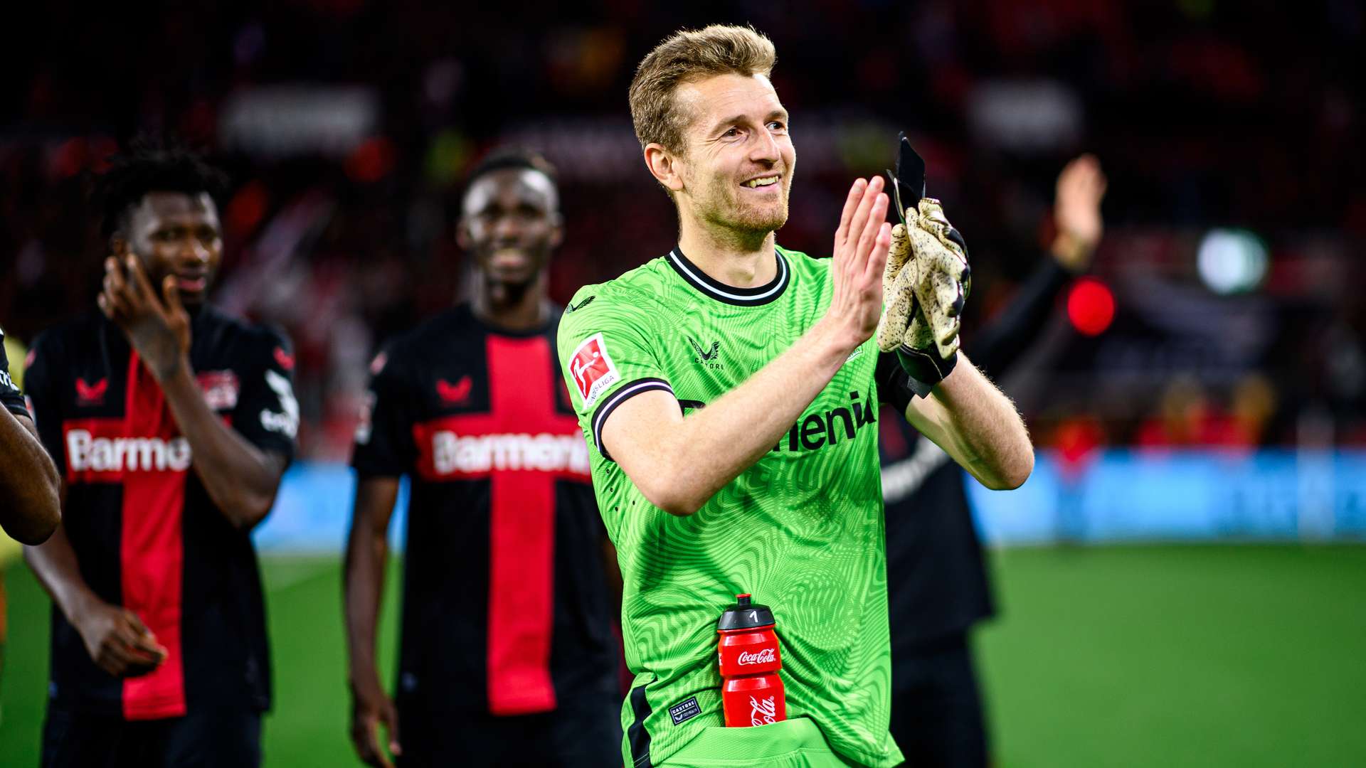 Hradecky und Co. nach dem Spiel