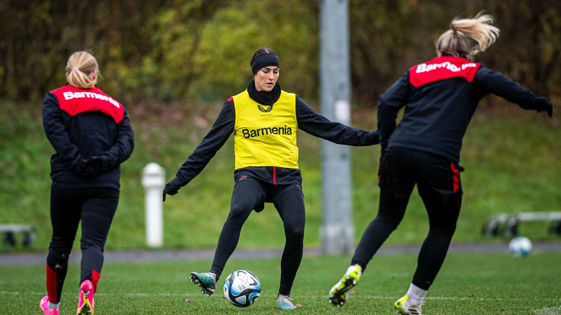 Selina Ostermeier am Ball