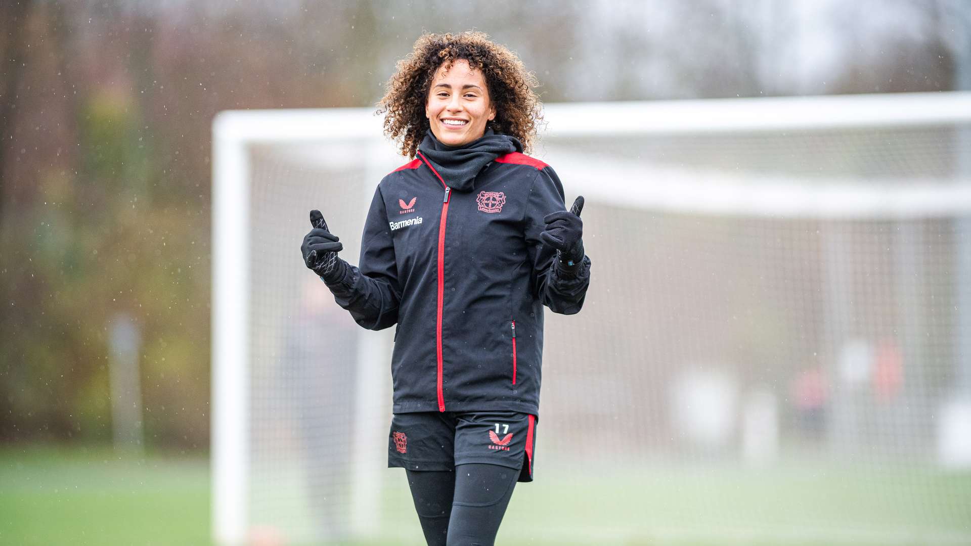 Amira Arfaoui im Training