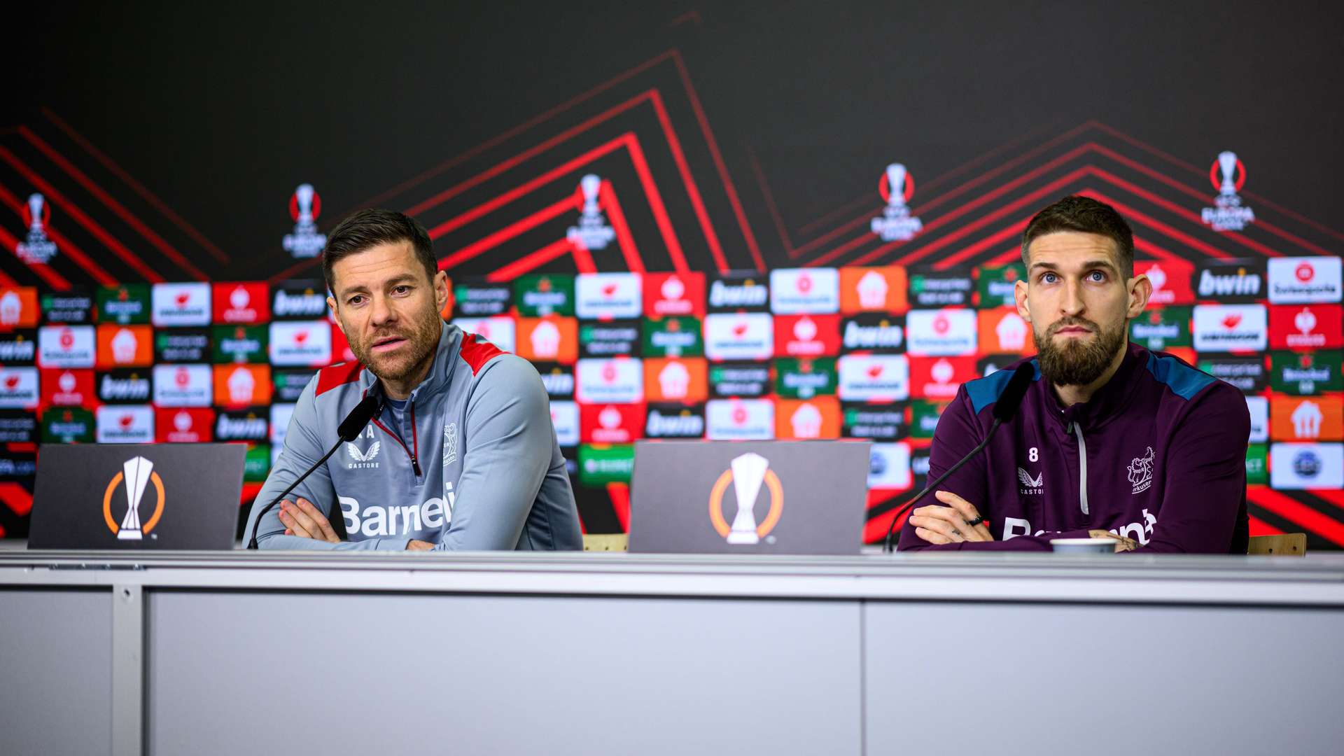 Pressekonferenz mit Xabi Alonso und Robert Andrich