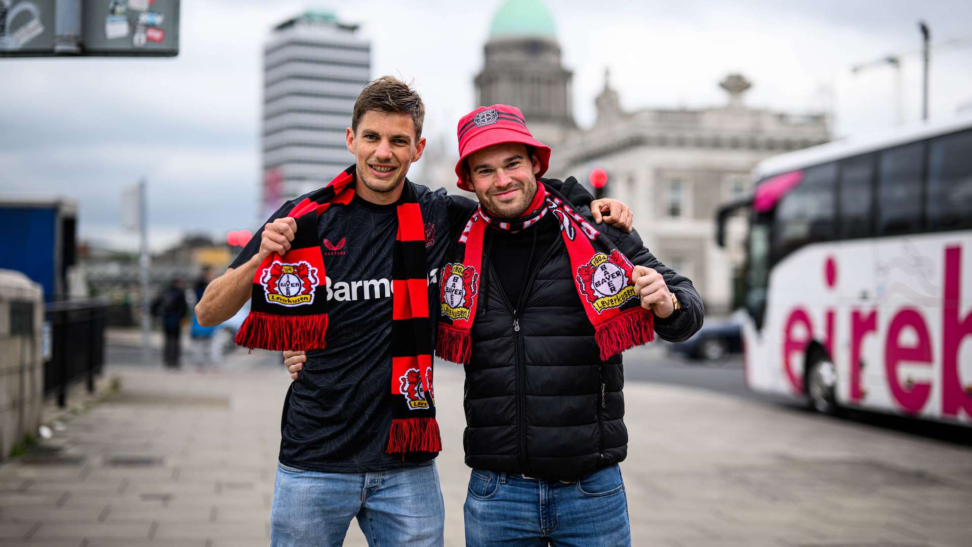 Bayer 04-Fans in Dublin