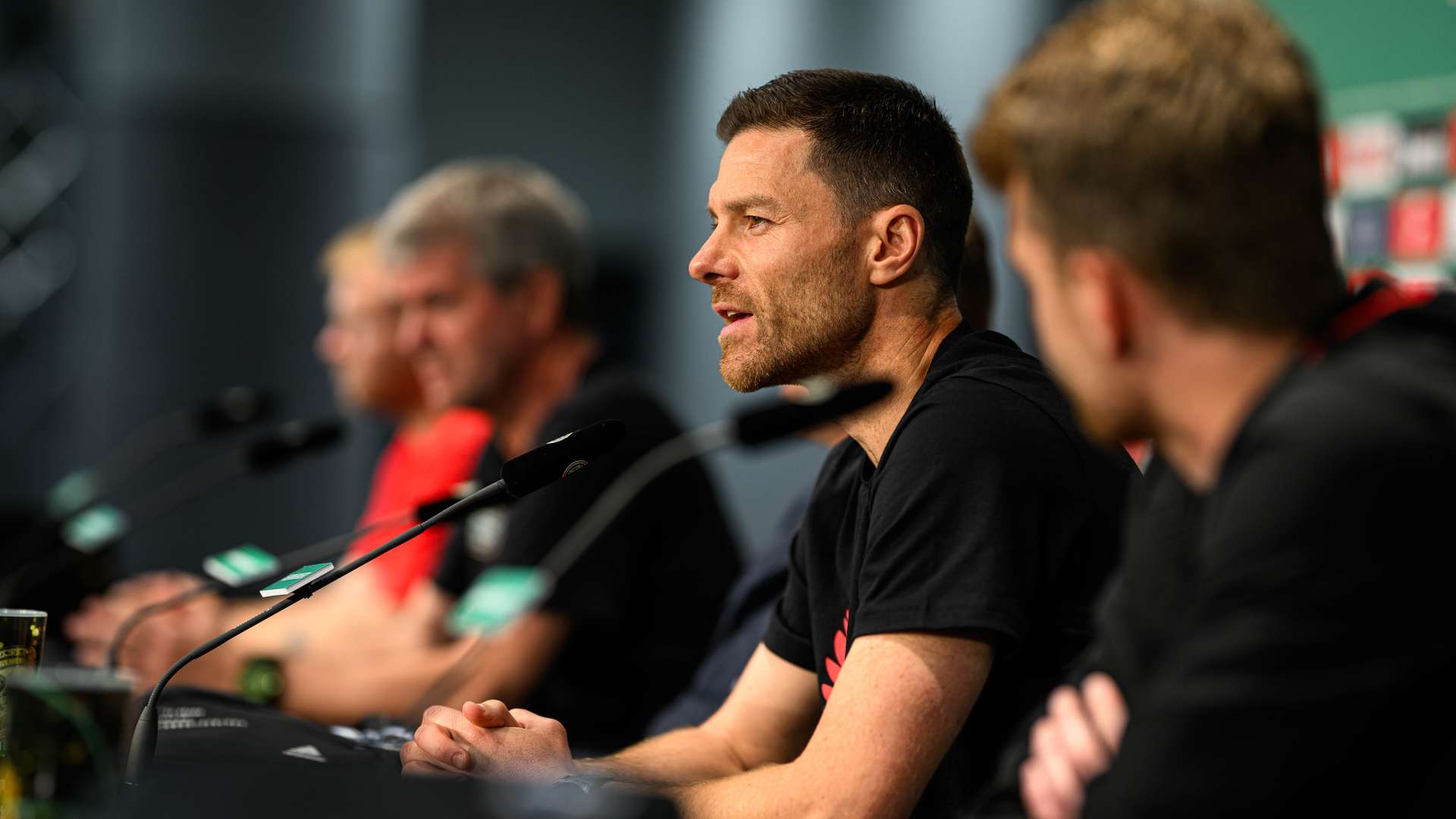 Pressekonferenz vor Pokalfinale