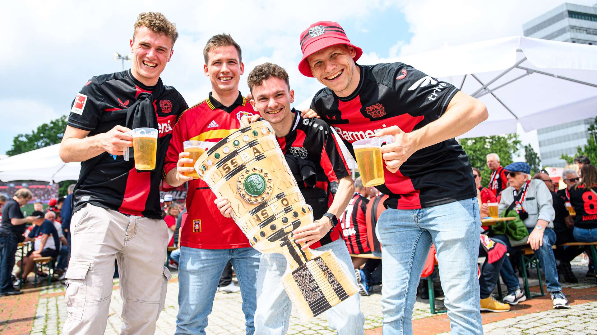 Bayer 04-Fanfest in Berlin