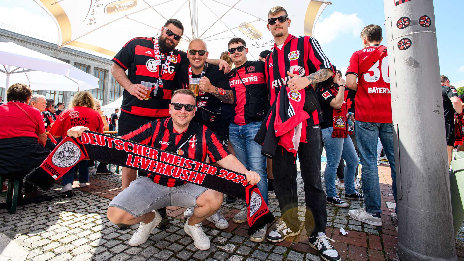 Bayer 04-Fanfest in Berlin