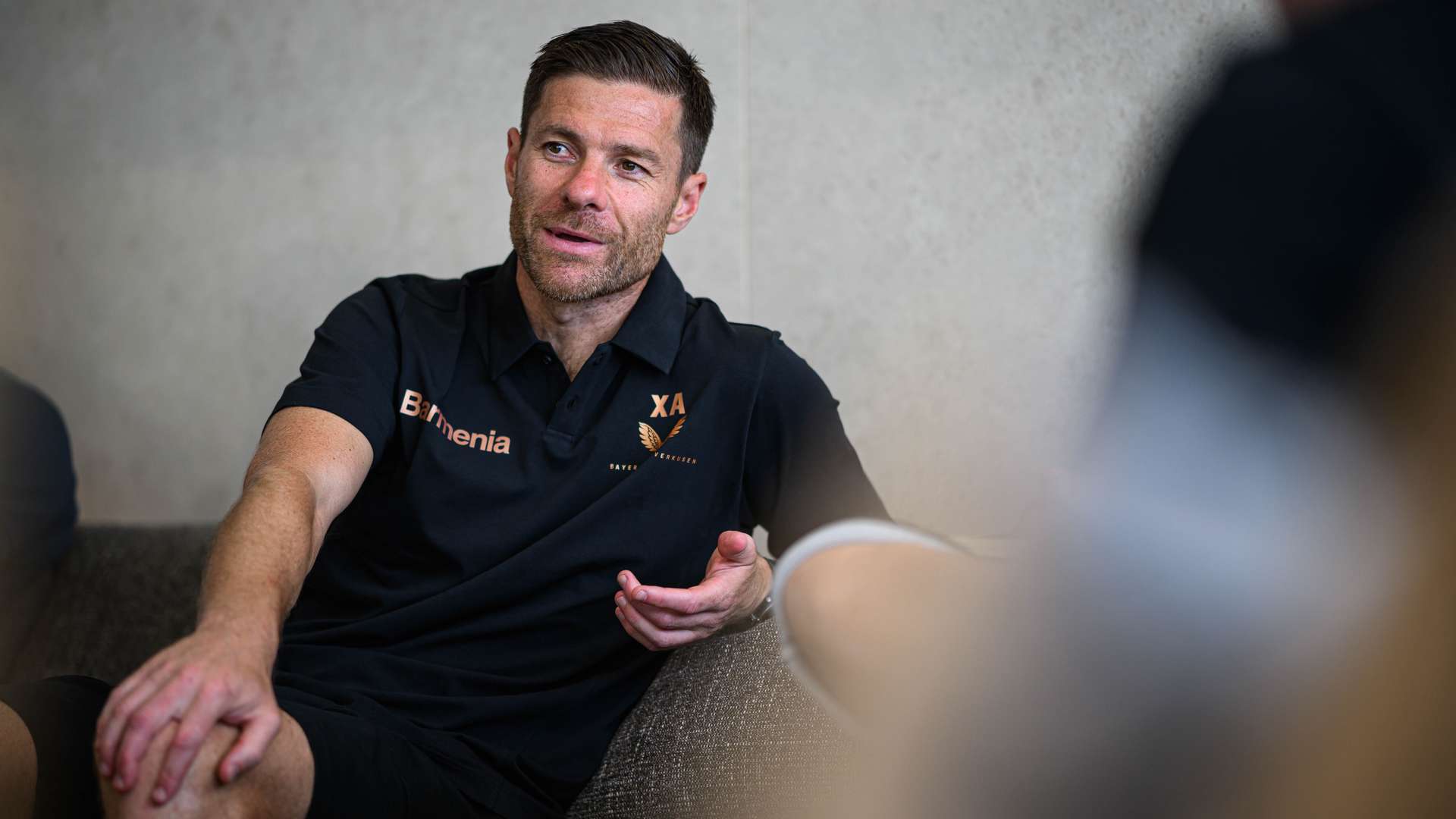 Medienrunde mit Xabi Alonso