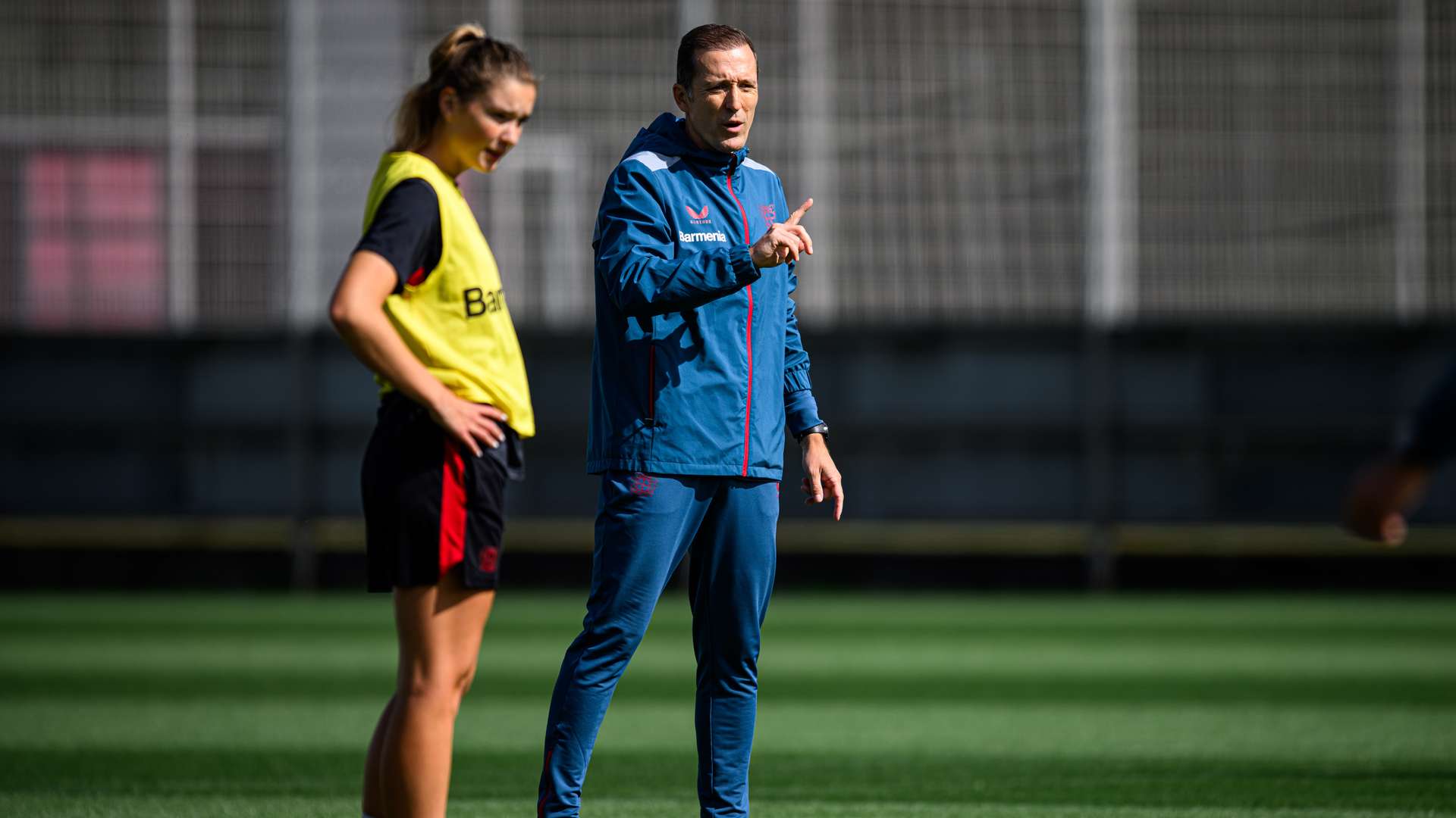 Roberto Pätzold auf dem Trainingsplatz