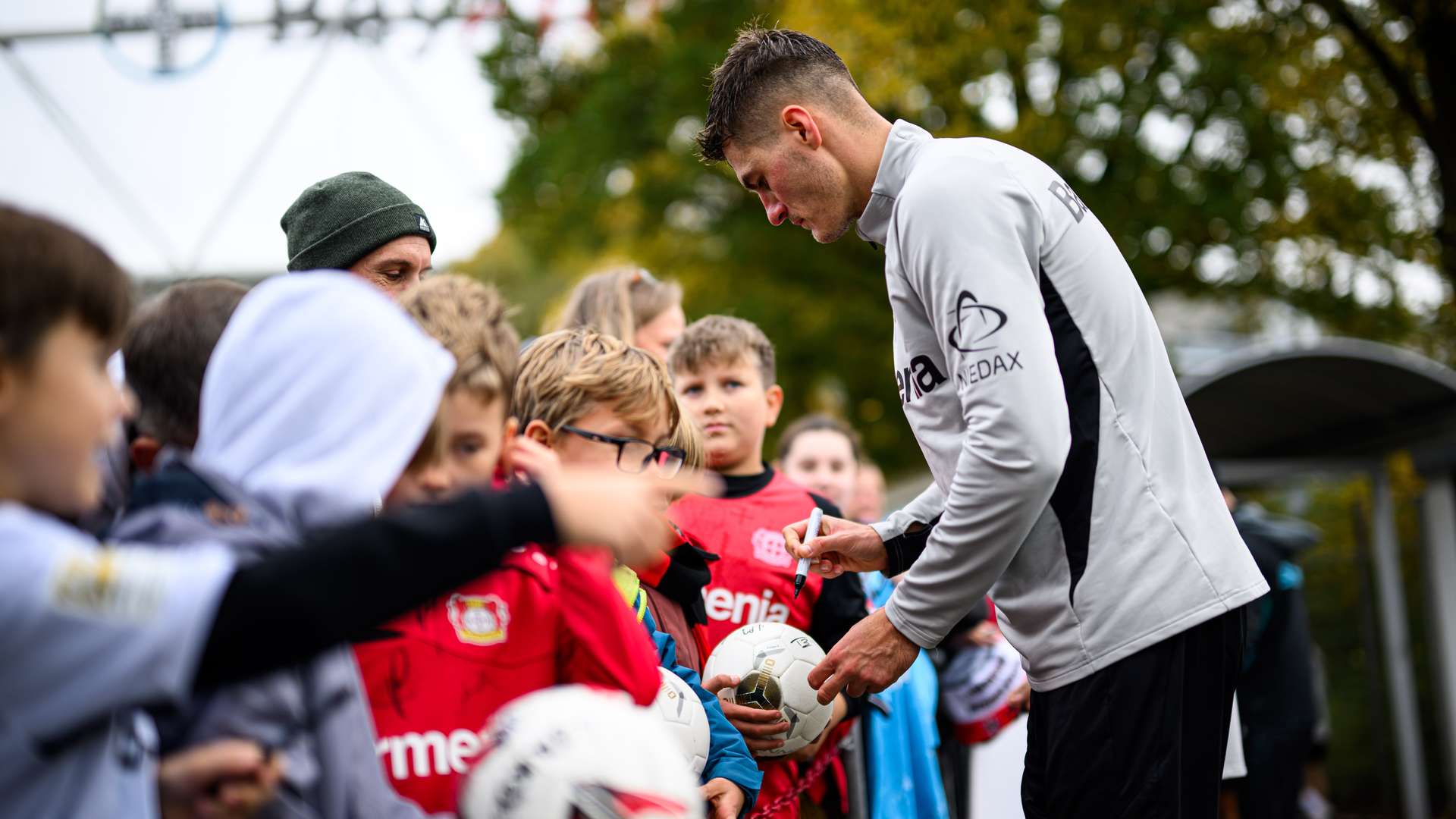 Patrik Schick bei den Fans