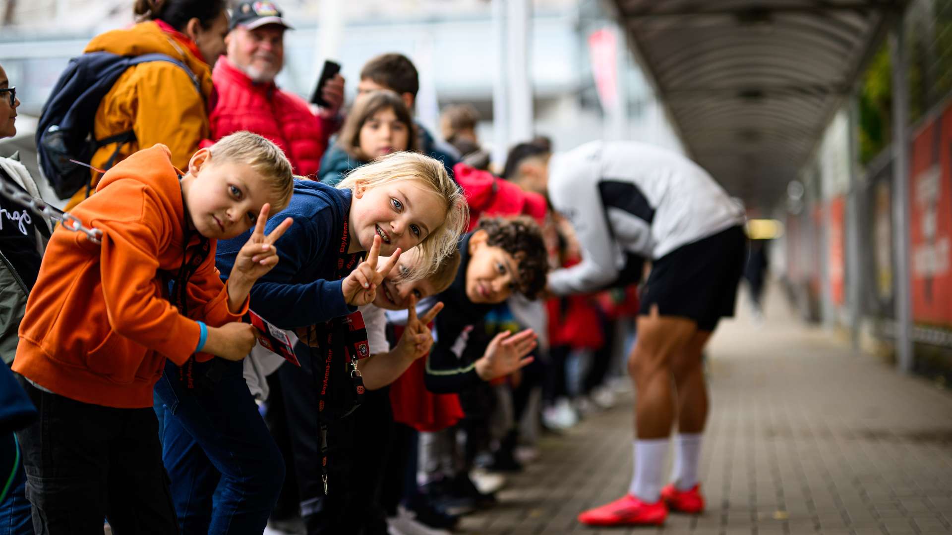 Fans beim Training