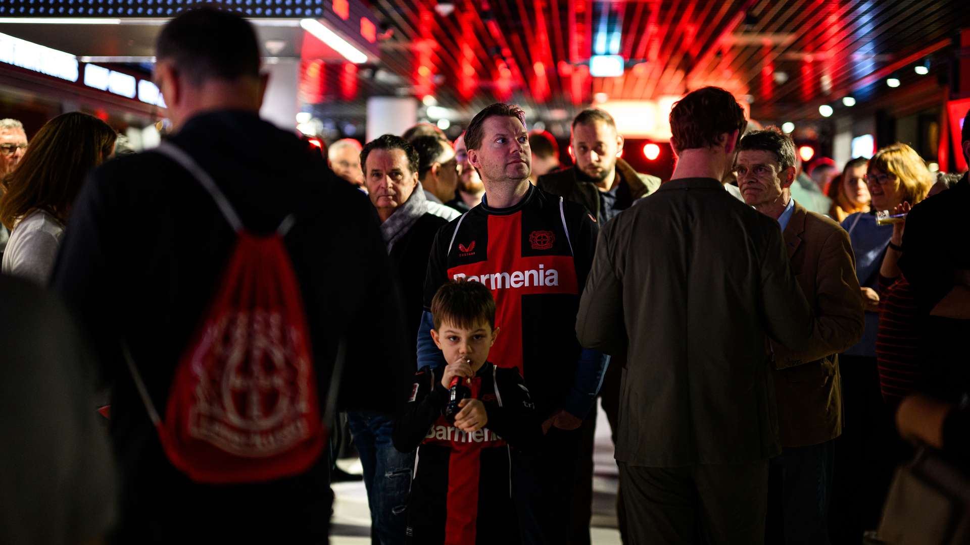 Pre-Opening der Bayer 04-Fanwelt