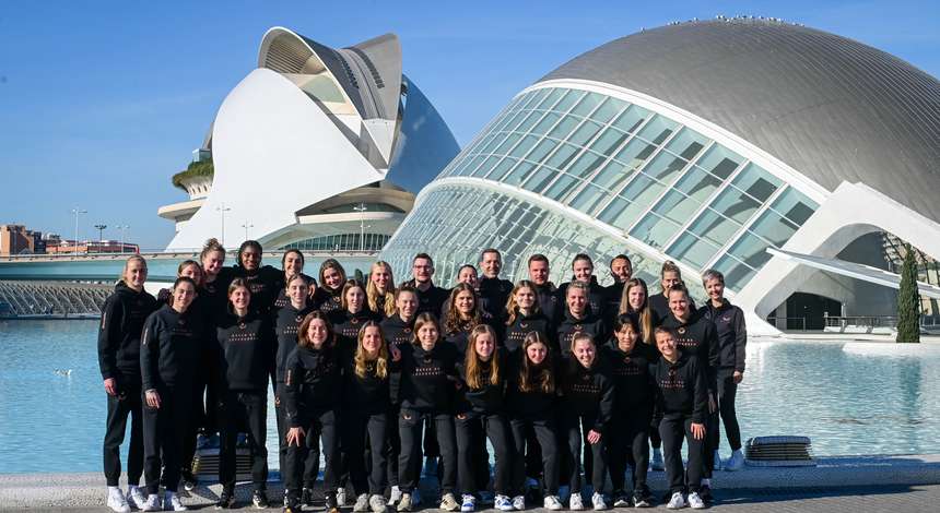 Teamfoto in Valencia