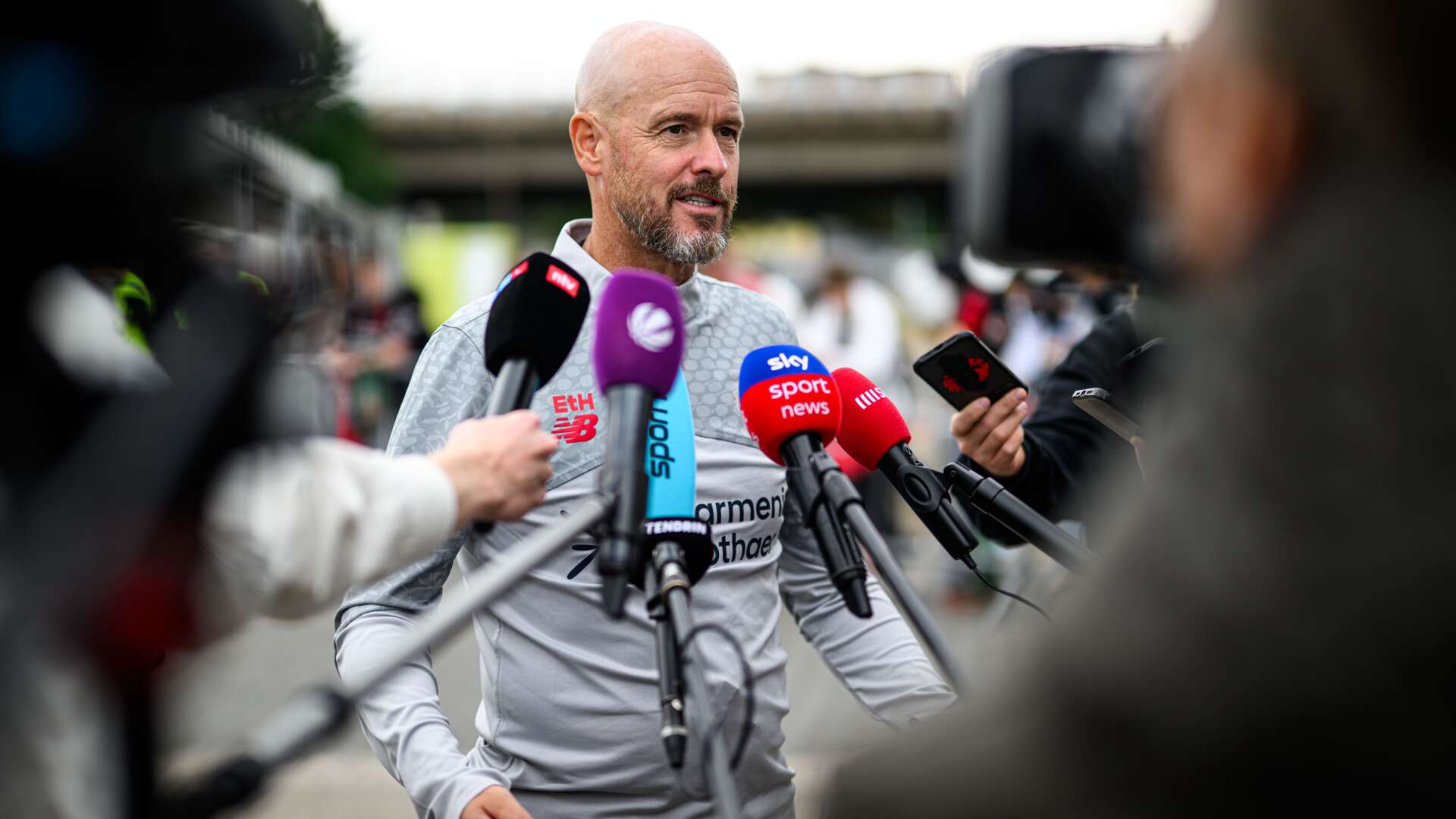 Medienrunde mit Erik ten Hag