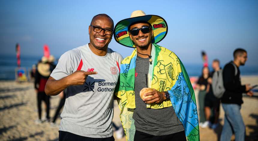 Arthur mit Paulo Sergio in Rio de Janeiro