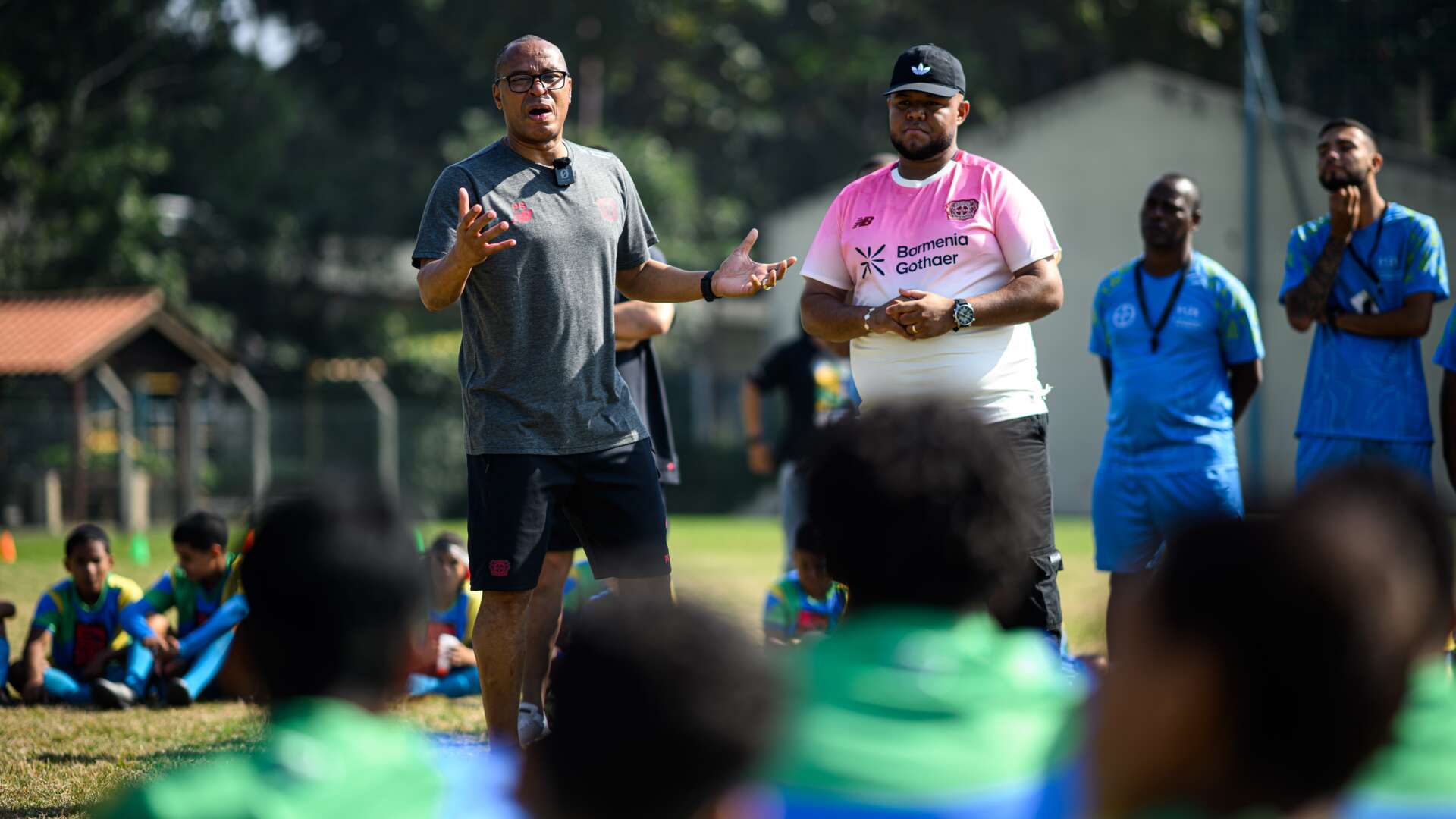 Besuch Fußballschule Bayer AG