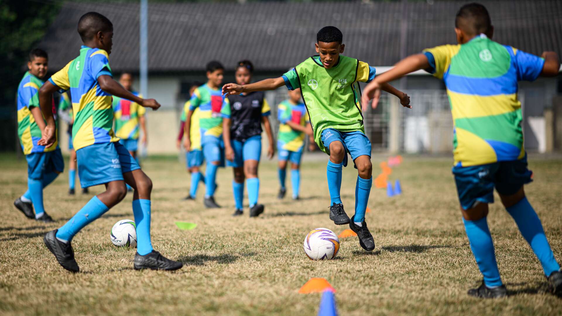 Besuch Fußballschule Bayer AG