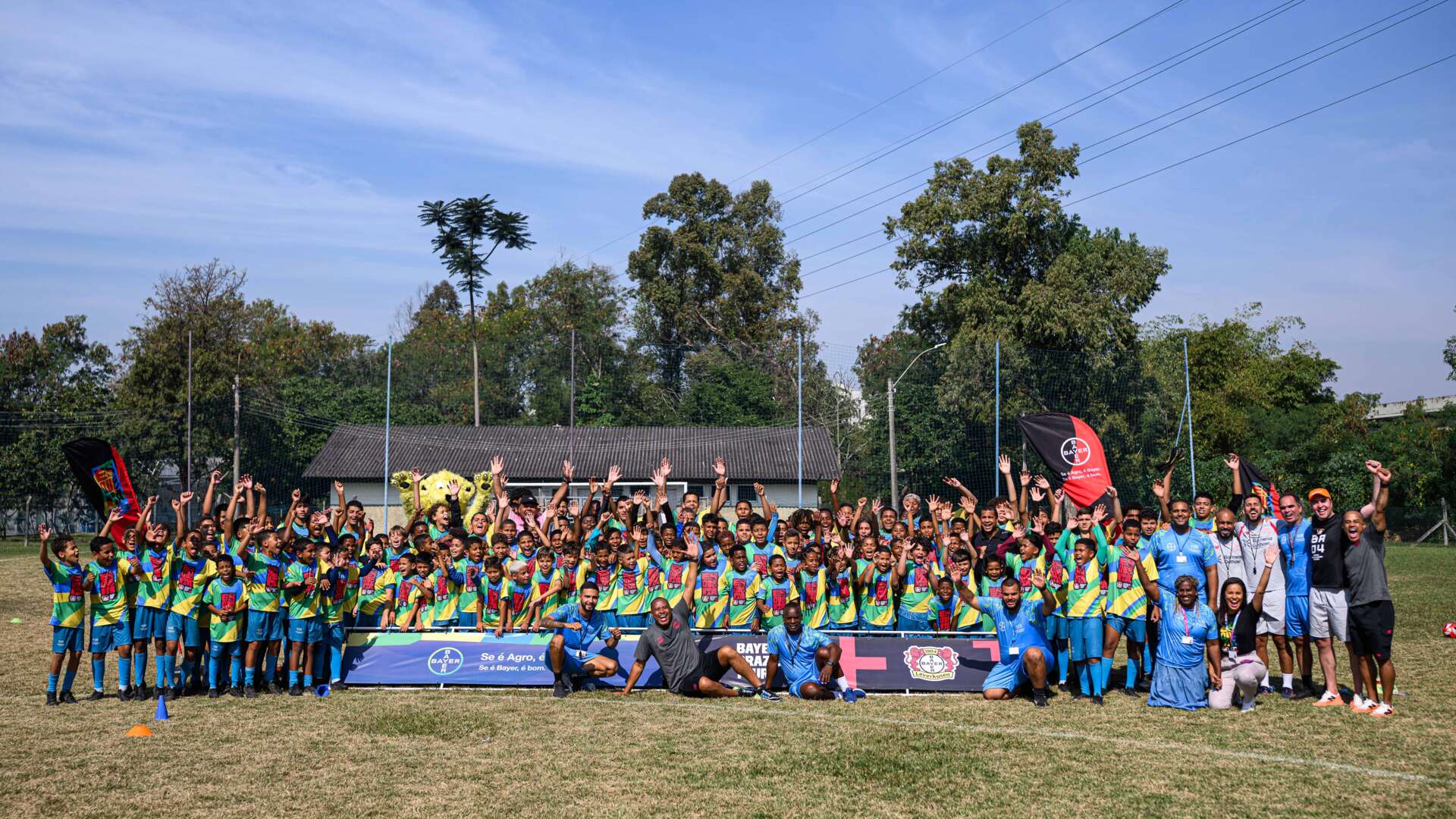 Besuch Fußballschule Bayer AG