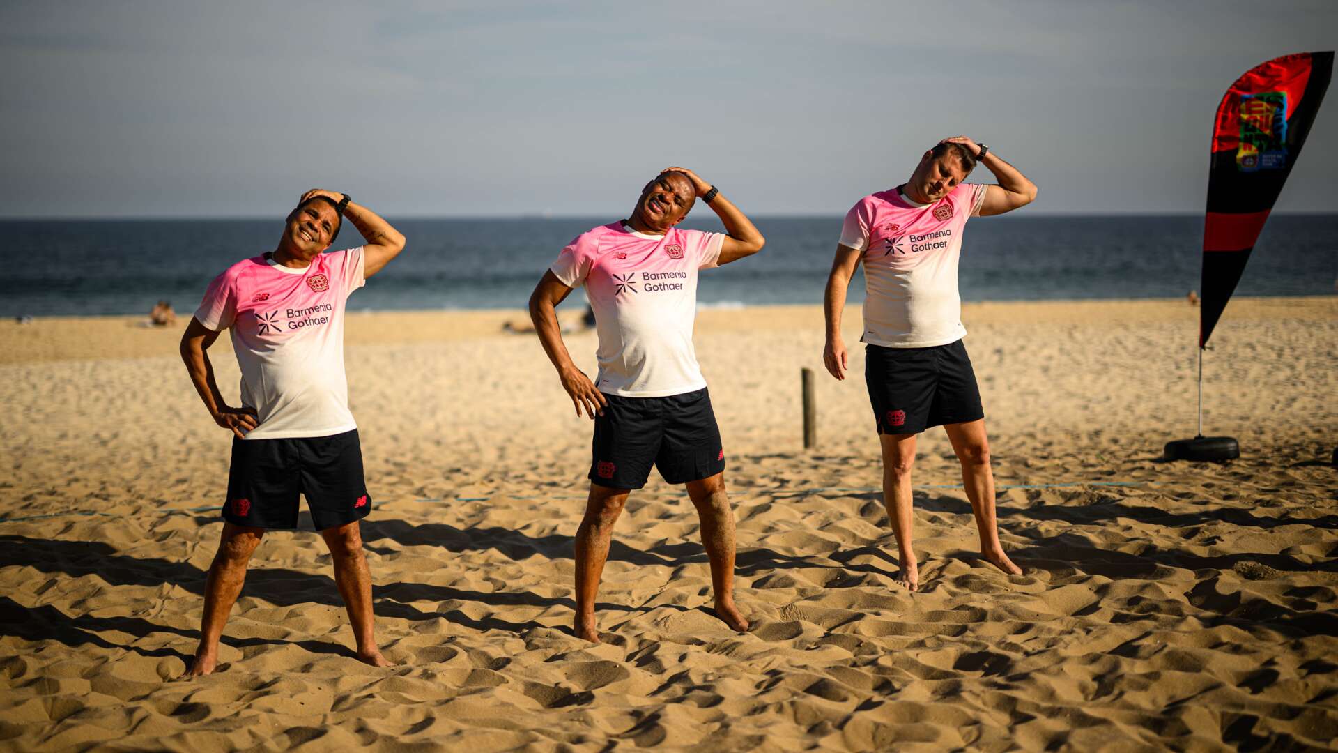 Footvolley am Ipanema Strand