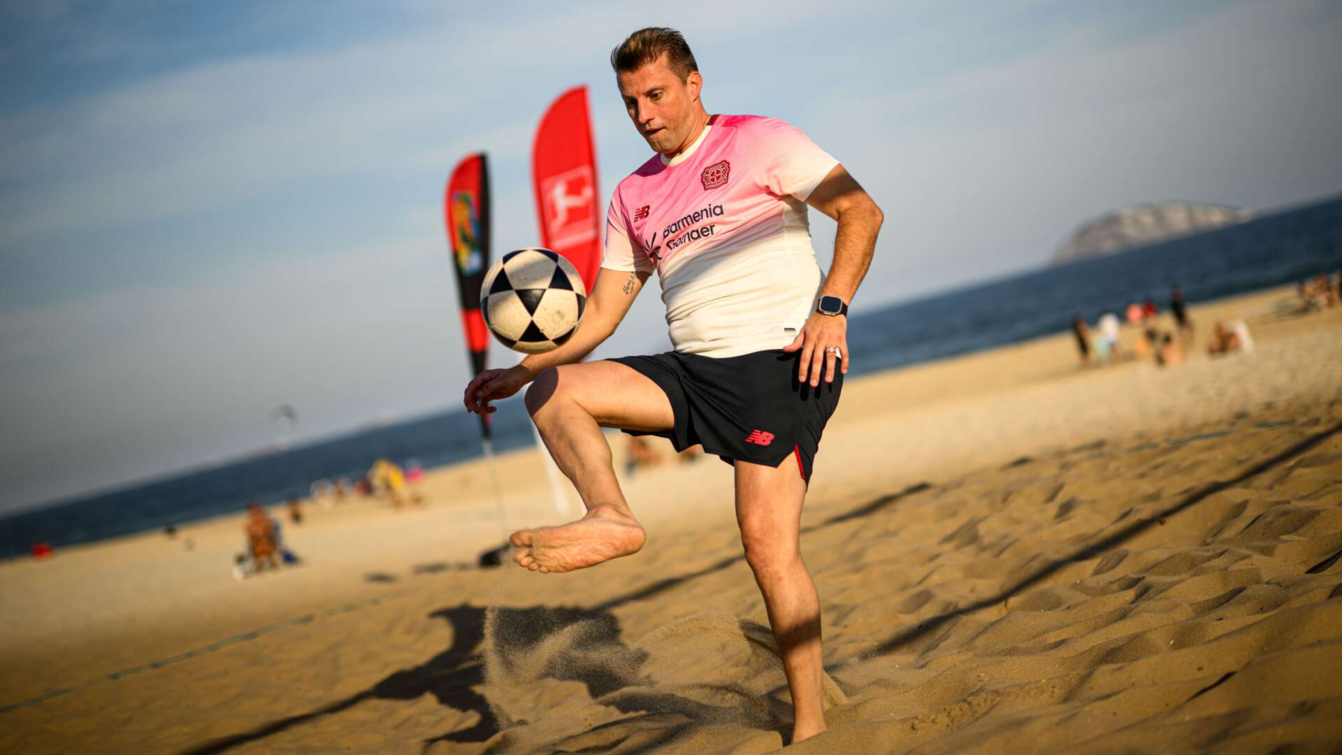 Footvolley am Ipanema Strand