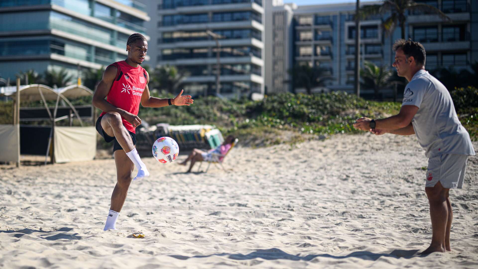 Individual- und Rehatraining am Strand