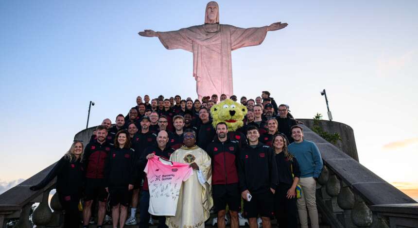 Bayer 04 bei Cristo Redentor