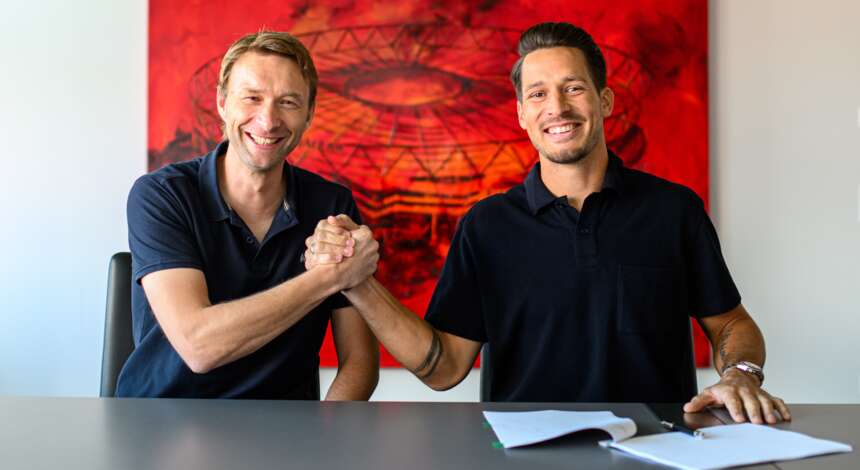 Simon Rolfes und Janis Blaswich
