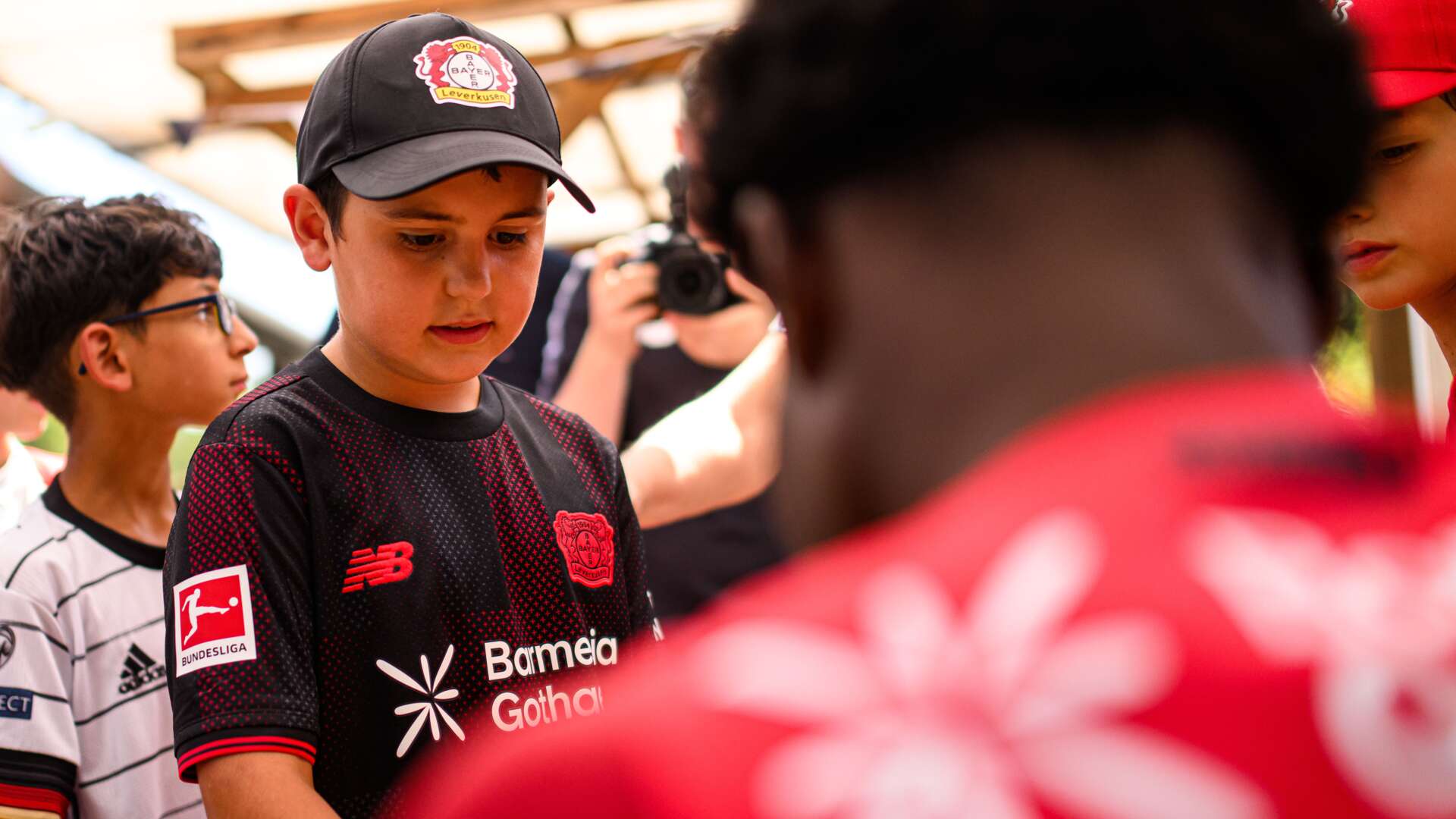 Nathan Tella bei der Fußballschule Birkenberg