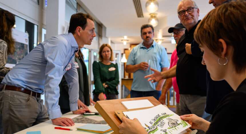 Ideen-Workshop zum Grünkorridor am geplanten Bayer 04 Campus