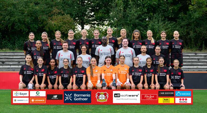U16-Juniorinnen Mannschaftsfoto