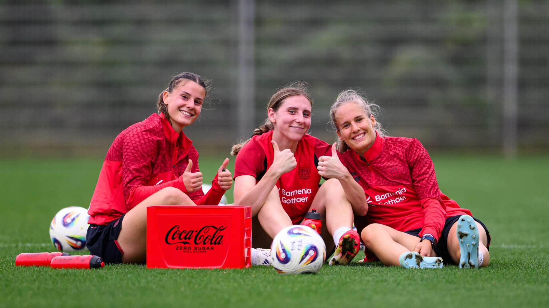 Katharina Piljic, Caroline Kehrer und Juliette Vidal