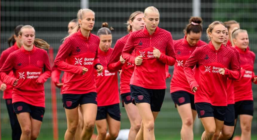Training vor dem Pokal-Spiel