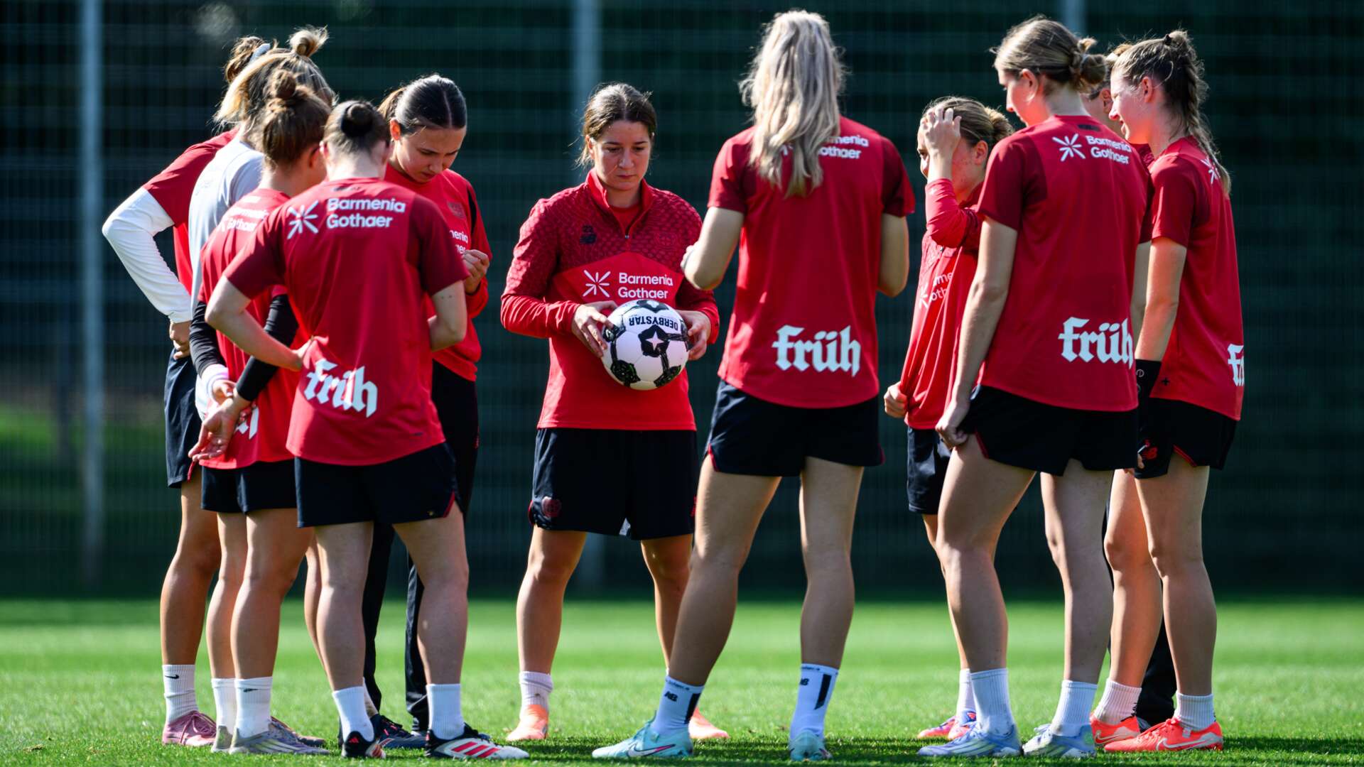 Besprechung im Training