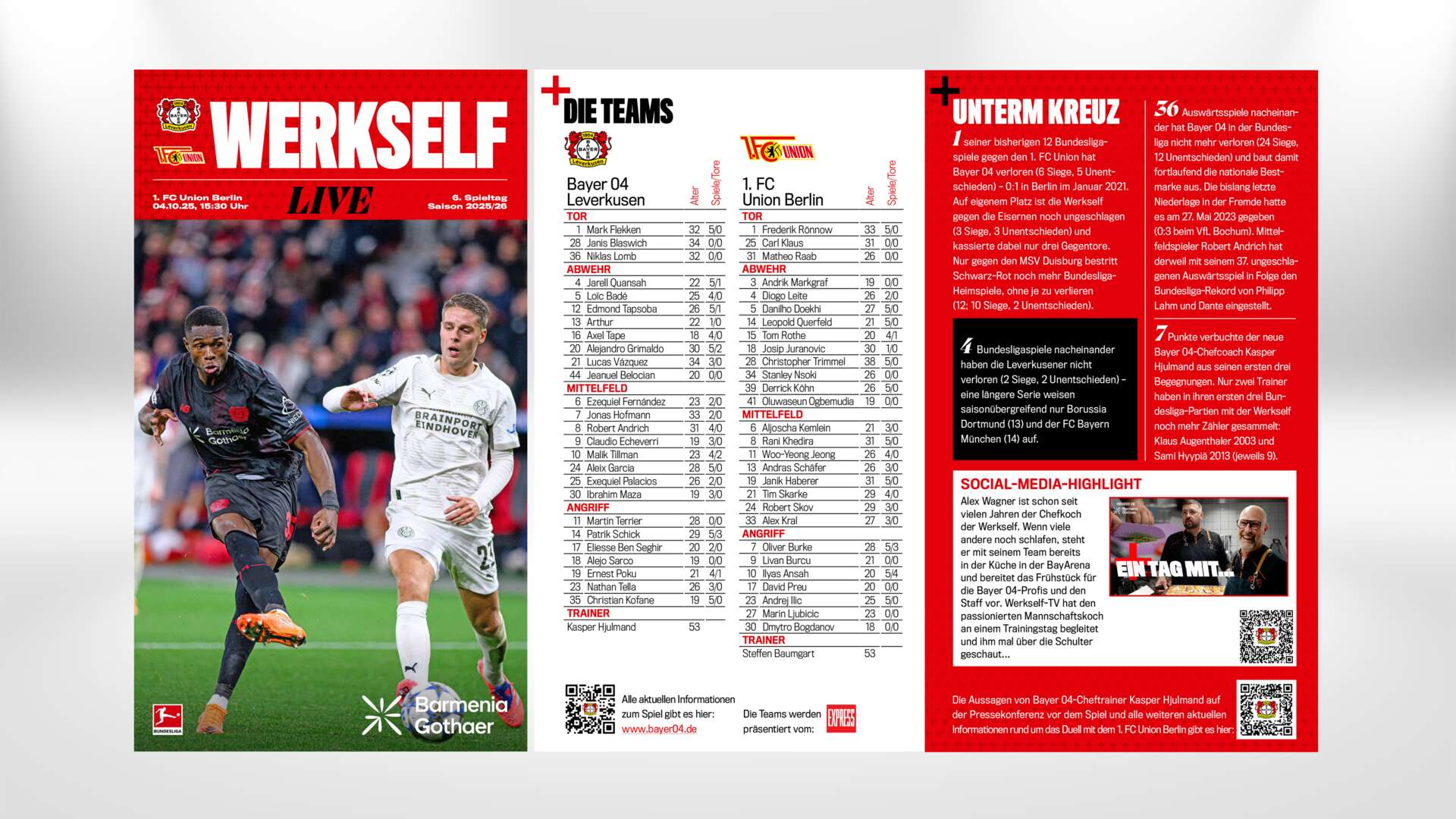 Werkself-Live vor #B04FCU