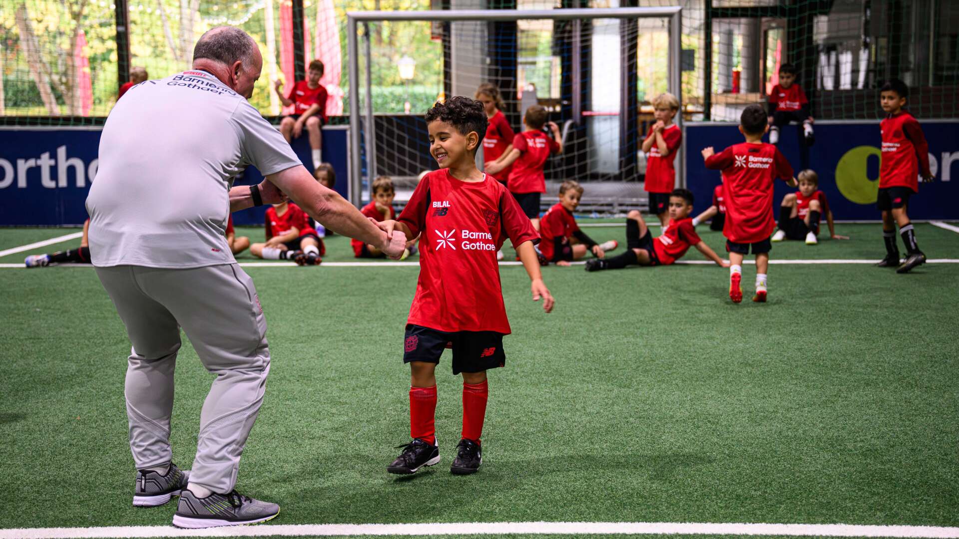 Bayer 04-Fußballschule in Leverkusen