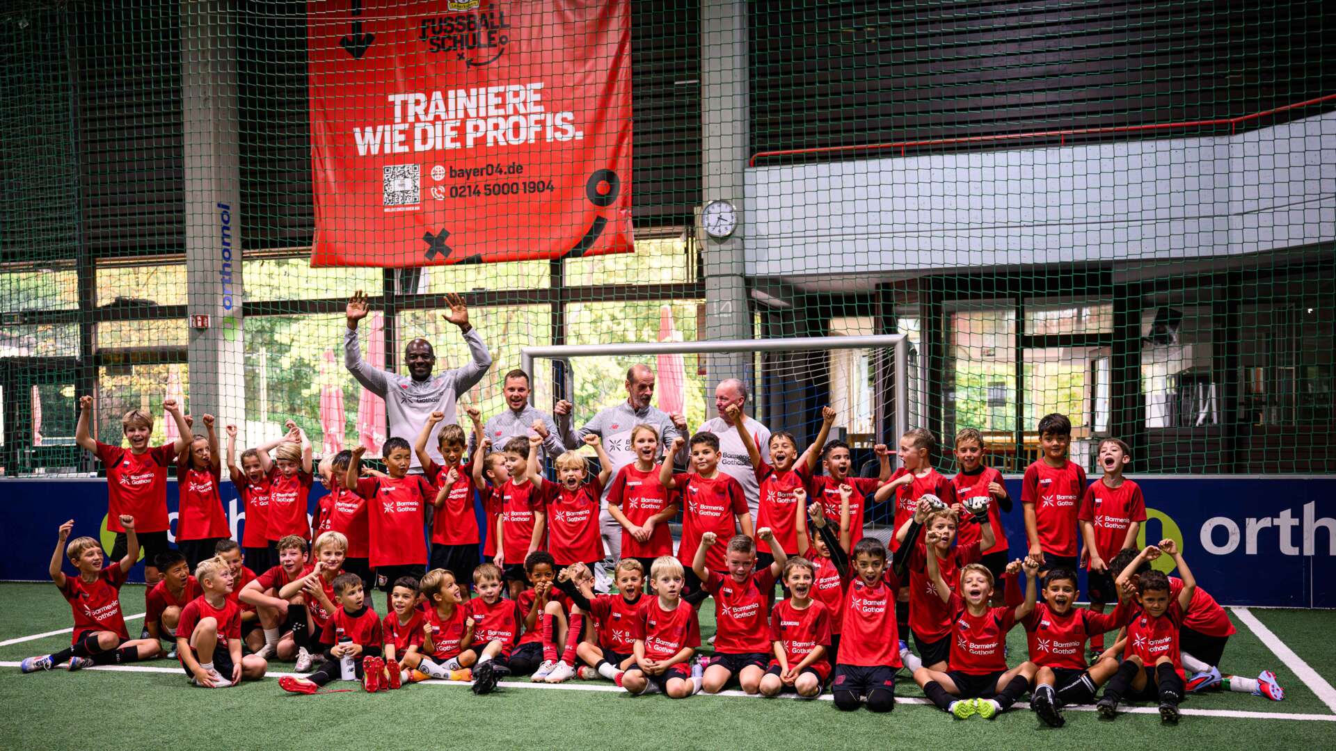Bayer 04-Fußballschule in Leverkusen